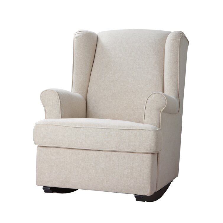 Eddie bauer wingback upholstered cheap rocker